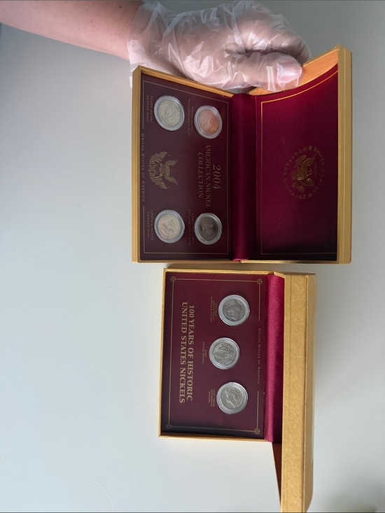 2 x 2004 United States Mint Nickel Collector Coin Sets